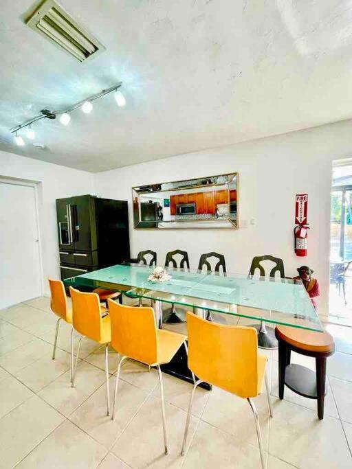 Jungle To Beach 4 R 3 Bedroom Family And Pet Heated Pool N Airport N Beach N Hard Rock Fort Lauderdale Exterior foto